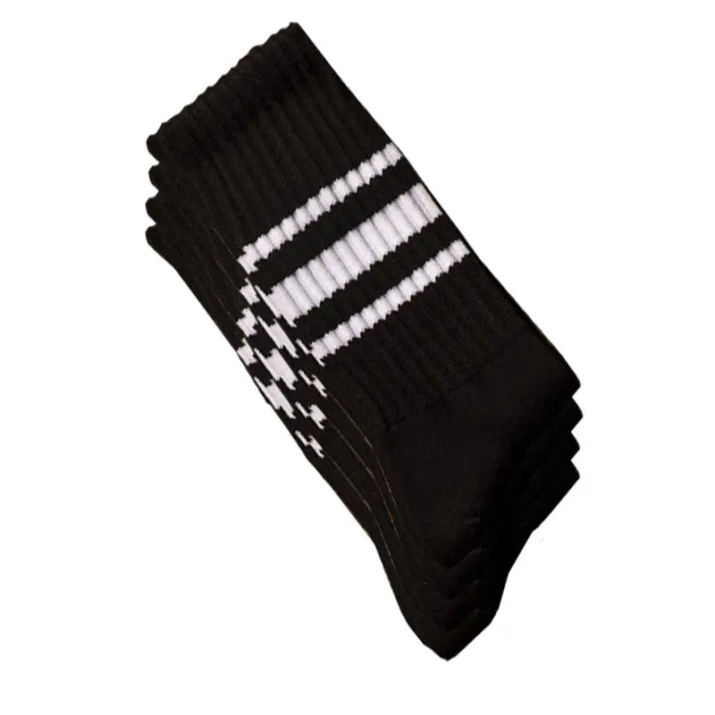 Natural 98% Cotton Crew Socks - Seamless, Breathable, and Cozy Fall & Winter Collection for Men and Women (4 Pairs)