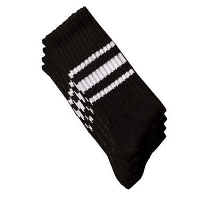 Natural 98% Cotton Crew Socks - Seamless, Breathable, and Cozy Fall & Winter Collection for Men and Women (4 Pairs)