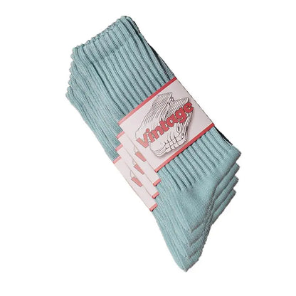 Natural 98% Cotton Crew Socks - Seamless, Breathable, and Cozy Fall & Winter Collection for Men and Women (4 Pairs)
