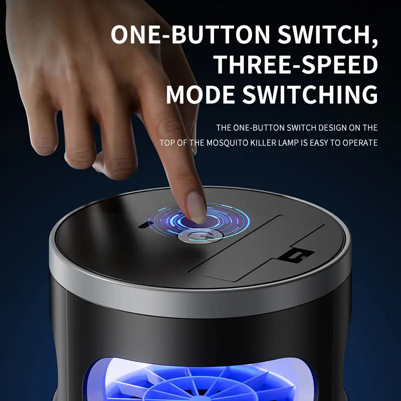 Indoor Insect Trap with Light and Suction Technology for Effective Mosquito, Fruit Fly, Gnat, and Moth Control in Residential Spaces