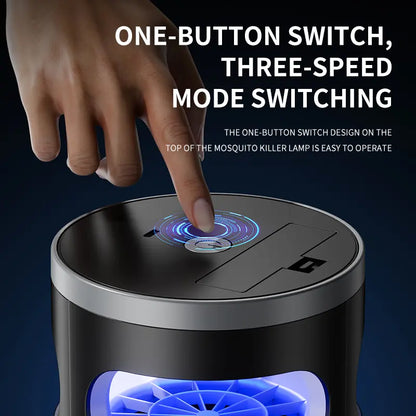 Indoor Insect Trap with Light and Suction Technology for Effective Mosquito, Fruit Fly, Gnat, and Moth Control in Residential Spaces