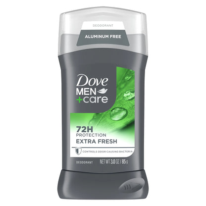 Men's Extra Fresh Aluminum-Free Deodorant Stick with Moisturizing Cream, 3 Oz