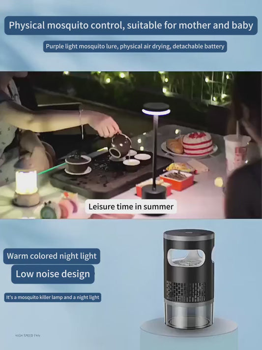 Indoor Insect Trap with Light and Suction Technology for Effective Mosquito, Fruit Fly, Gnat, and Moth Control in Residential Spaces